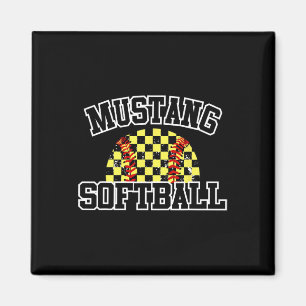 Imã Mustangs Softll Mãe Mustangs Espírito Escolar Espo