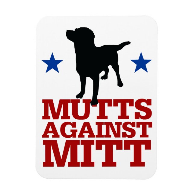Ímã Mutts Contra Mitt (Vertical)