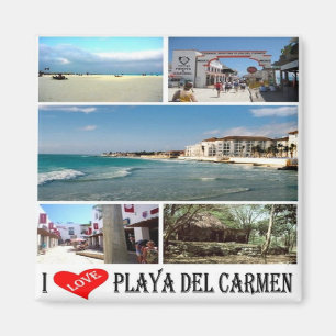 Imã MX - México Playa Del Carmen I Love Collage Mosai