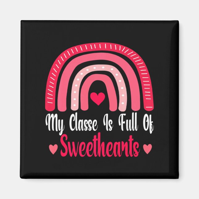 Imã My Cl Is Full Of Sweethearts Love Valentines Da  (Frente)