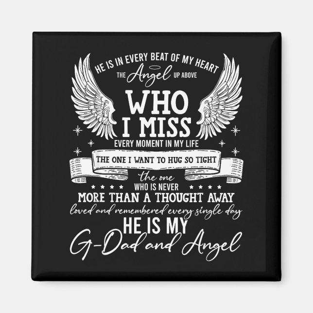 Imã My G-dad Is My Guardian Angel In Heaven, Grief To  (Frente)