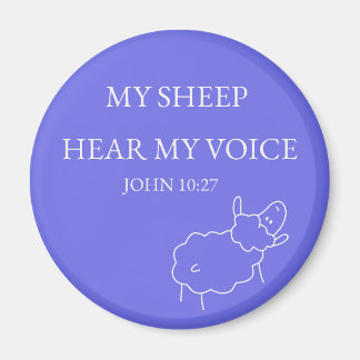 Imã My Sheep Hear My Voice Magnet