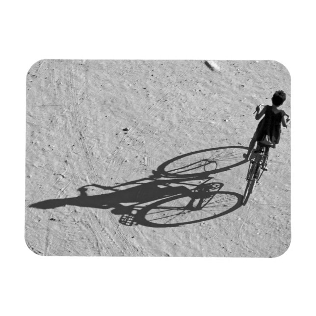 Ímã Myamar, Bagan, jovem andando de bicicleta gigante  (Horizontal)