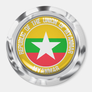 Imã Myanmar Round Emblem