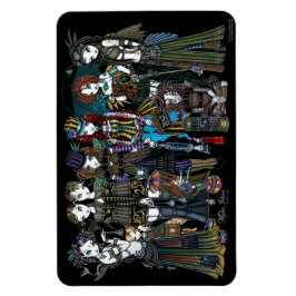Ímã Myka Jelina Art Steampunk Tribal Fairies Magnet