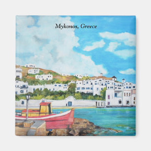 Imã Mykonos, piscina - ímã