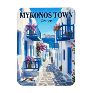 Ímã Mykonos Town, Mykonos, Grécia Grécia