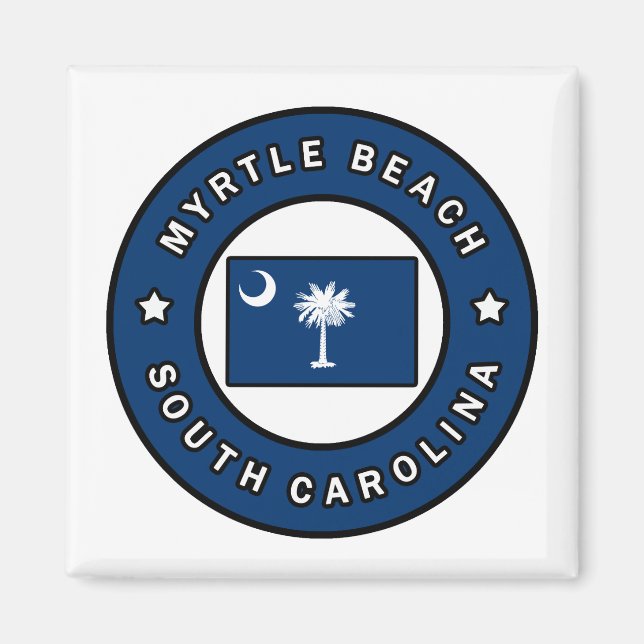Imã Myrtle Beach Carolina do Sul (Frente)