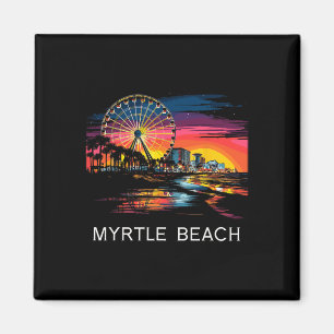 Imã Myrtle Beach South Carolina Camisa Skirt Ocean R
