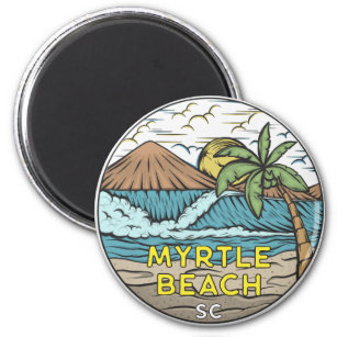 Imã Myrtle Beach South Carolina Vintage