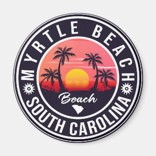 Imã Myrtle Beach South Carolina - Vintage Souvenir, 60