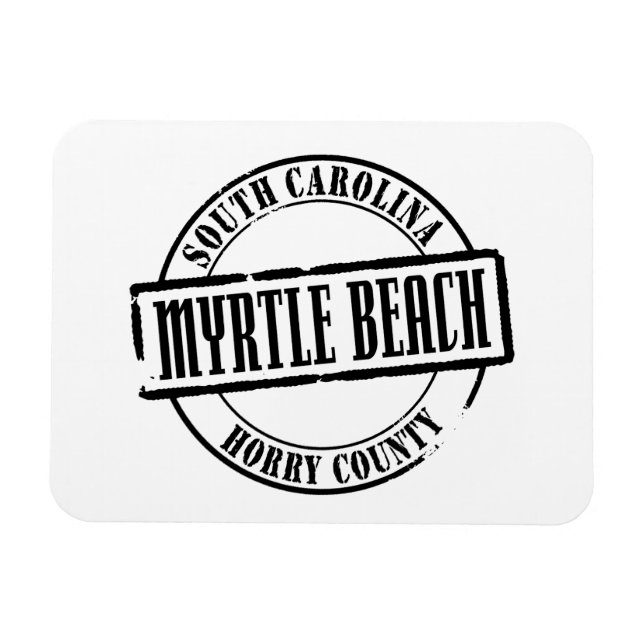 Ímã Myrtle Beach Title (Horizontal)