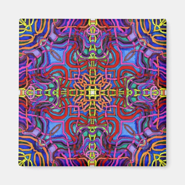 Imã Mystic Lattice Mandala (Frente)
