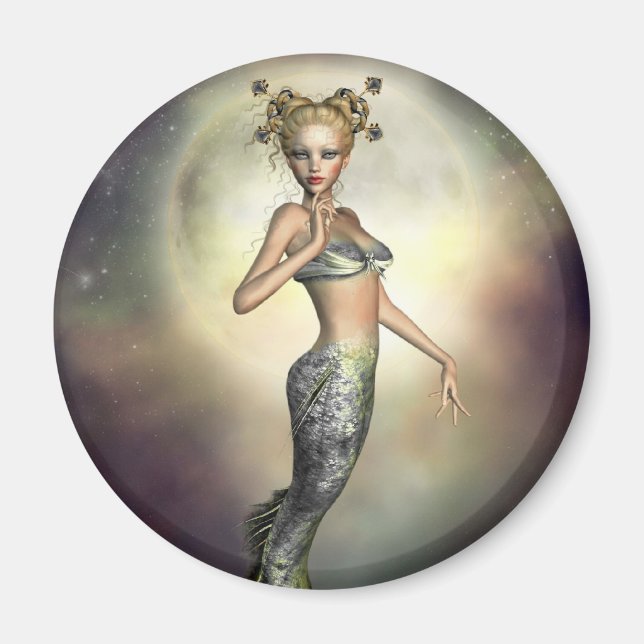 Imã Mystic Moon Mermaid (Frente)