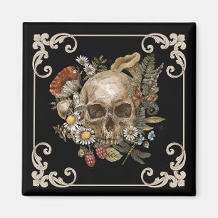 Imã Mystic Skull Vintage Black