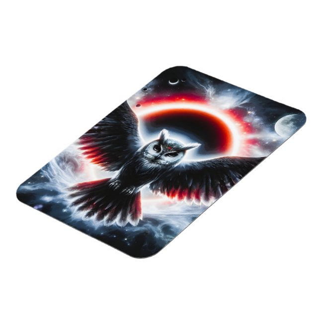 Ímã Mystical Cosmic Celestial Owl (Left Side)