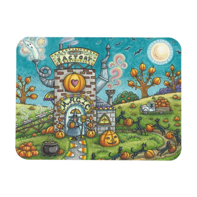 Ímã Mystical Magic Pie Fatory HALLOWEEN Magnet (Horizontal)