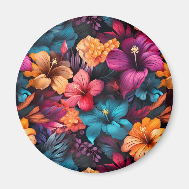 Imã Nº 25 Padrão Floral (Frente)