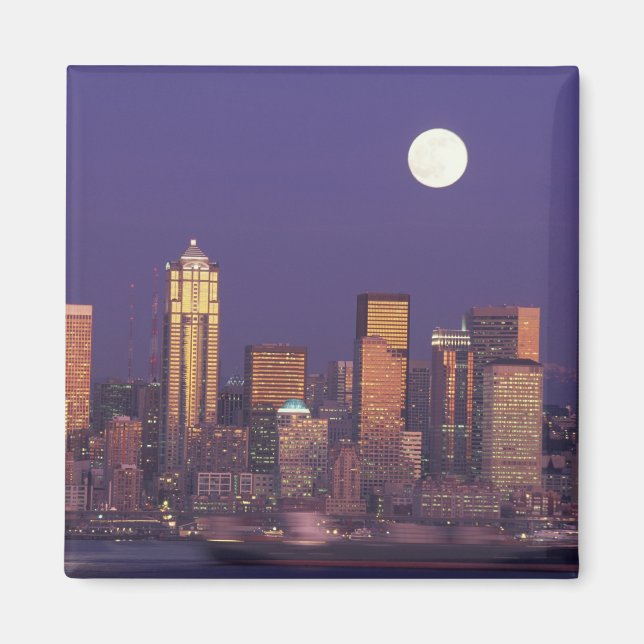 Imã N.A., EUA, Washington, Seattle Seattle Skyline (Frente)