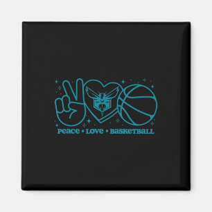 Imã N Charlotte Hornets Paz Amor Caveira