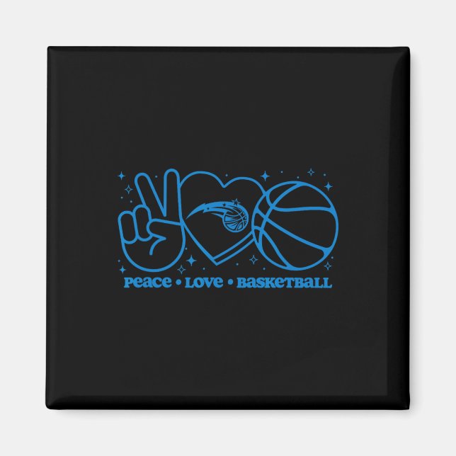 Imã N Orlando Magic Paz Amor Caveira  (Frente)