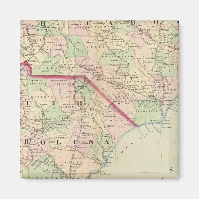 Imã N & S Carolina 2 (Frente)