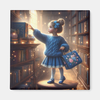 Imã Na biblioteca - Blue Magnet