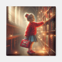 Imã Na Biblioteca - Magneta Vermelha