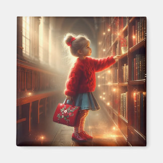 Imã Na Biblioteca - Magneta Vermelha