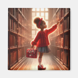 Imã Na Biblioteca - Magneta Vermelha