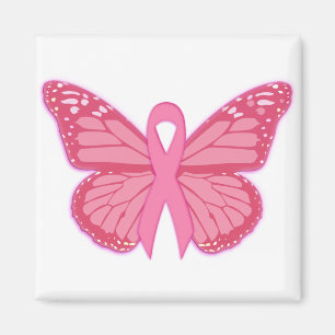 Imã Na Borboleta Rosa