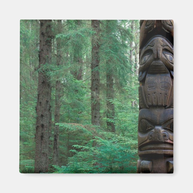 Imã NA, EUA, Alaska, Sitka, Sitka Totem Park, A (Frente)