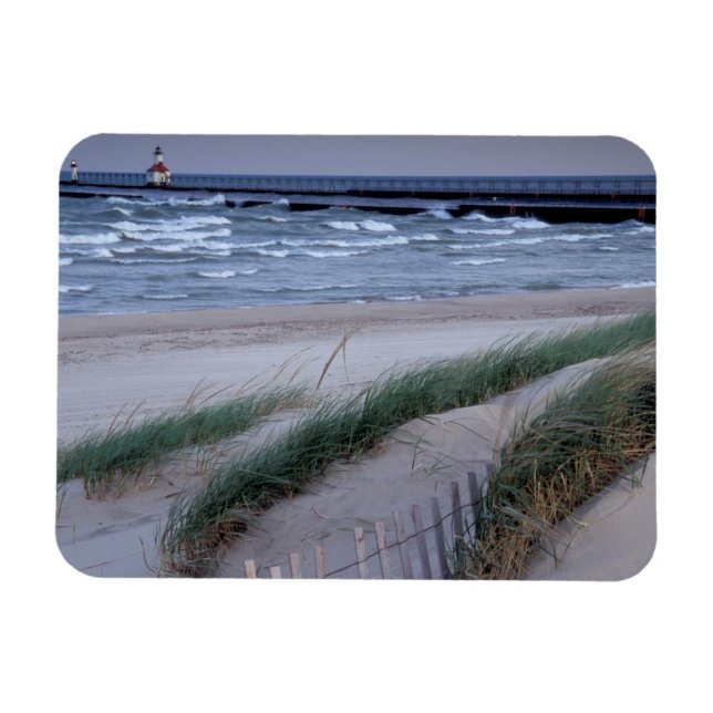 Ímã NA, EUA, Michigan, Berrien County, Ruas. Joseph, (Horizontal)