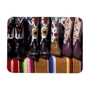 Ímã NA, EUA, Novo México, Santa Fé. Botas de cowboy