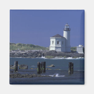 Imã NA, EUA, Oregon, Bandon, Farol Coquille
