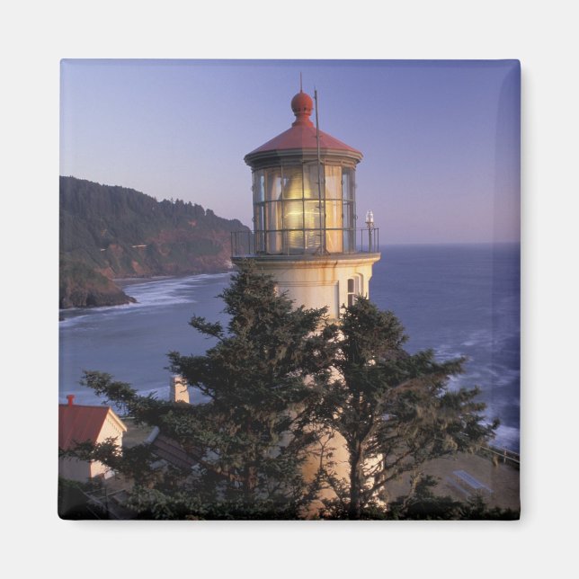 Imã NA, EUA, Oregon, Farol de Heceta Head, (Frente)