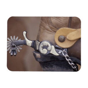 Ímã NA, EUA, Texas, Lubbock Bota e espora de cowboy