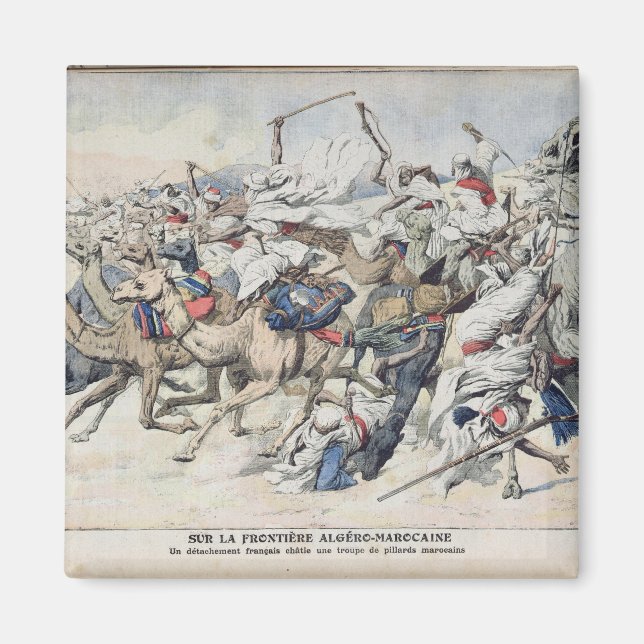 Imã Na Fronteira Algero-marroquina, um francês (Frente)