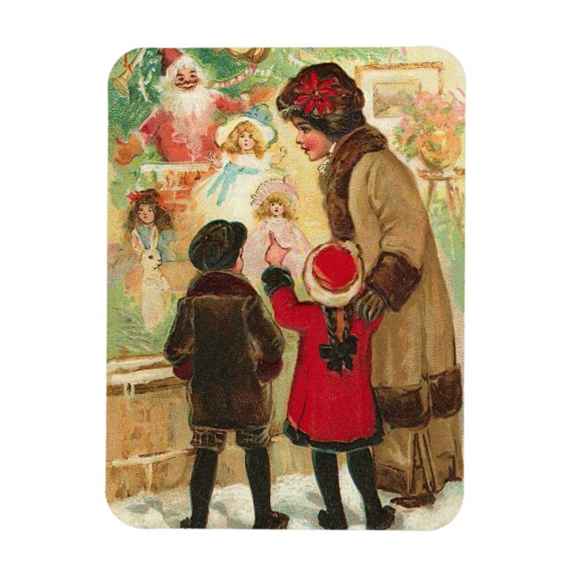 Ímã Na Janela Loja De Brinquedos (Vertical)