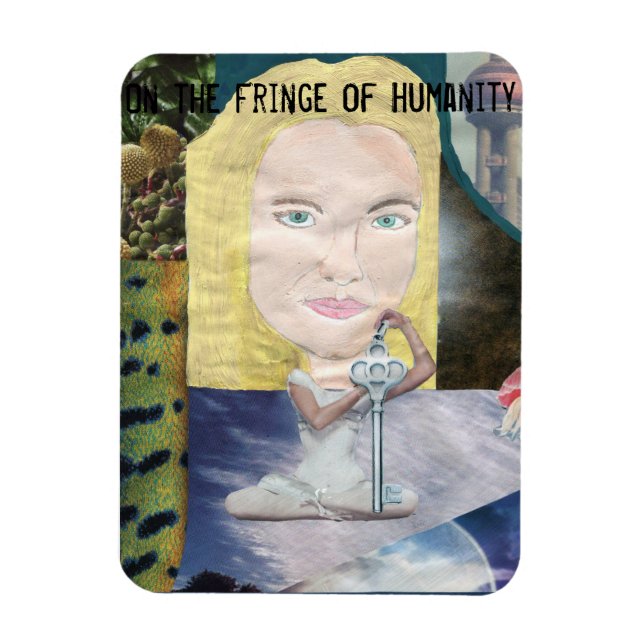 Ímã Na Margem do Magneta Humanitário (Vertical)