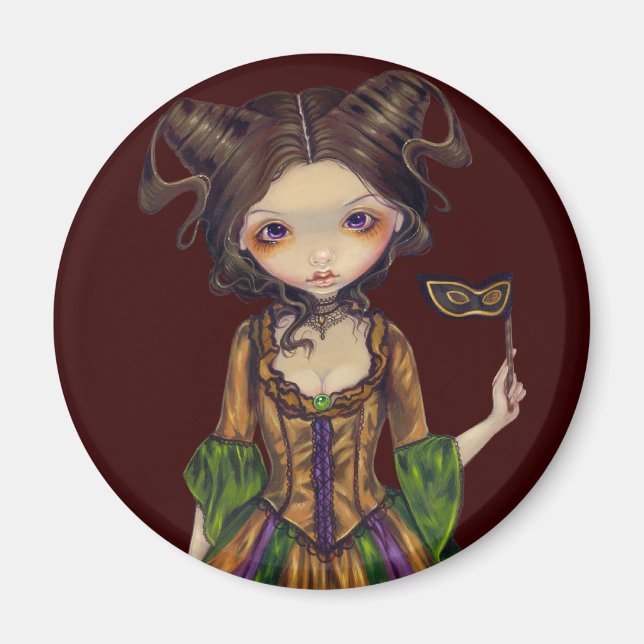 Imã "Na Mascarada Ball" Magnet (Frente)