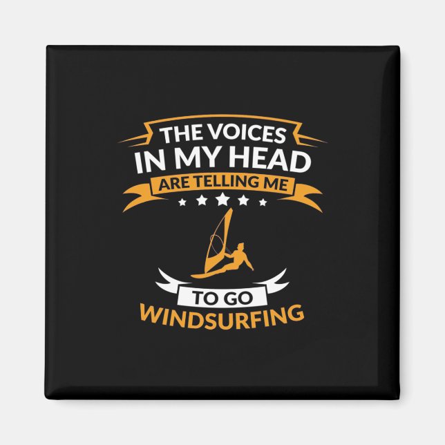 Imã Na Minha Cabeça Eu Quero Ir Para O Windsurfing (Frente)
