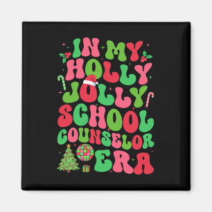 Imã Na Minha Era de Conselheiro Escolar Holly Xmas Jol