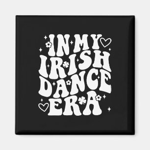 Imã Na Minha Era de Dança Irlandesa Groovy Shamrock Da
