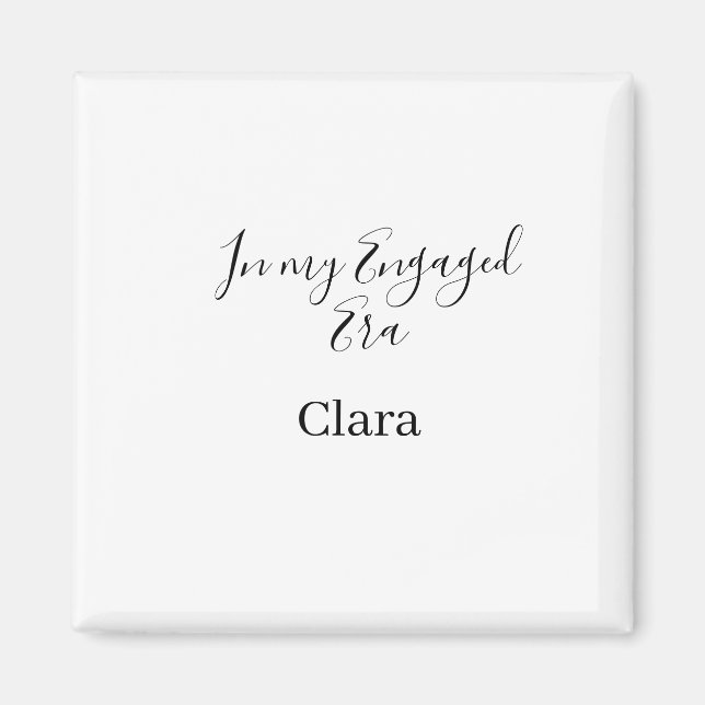 Imã Na minha era de noiva adicionar nome data do noiva (Frente)