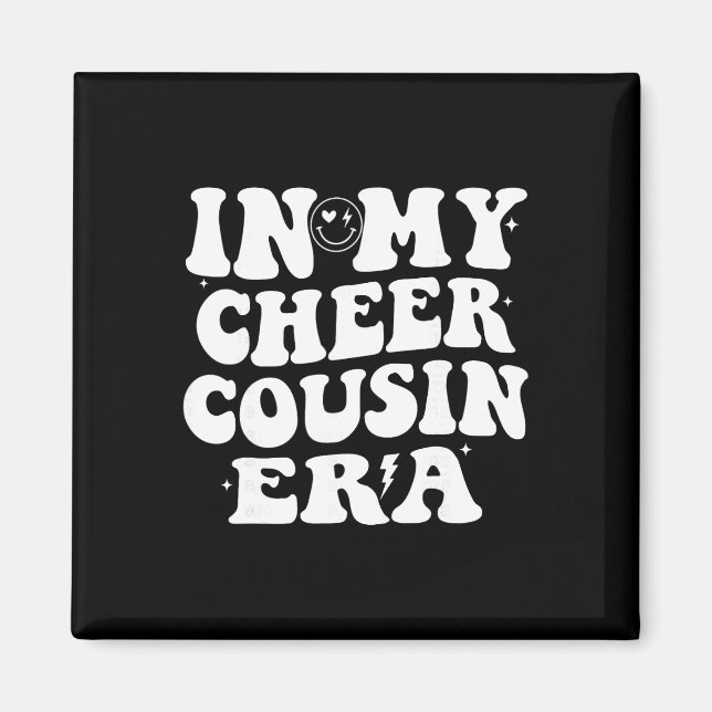 Imã Na Minha Era de Prima de Cheer Cheerleading Mulher (Frente)