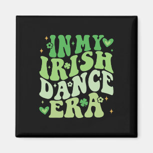 Imã Na Minha Era Irlandesa Da Dança Groovy Shamrock Da