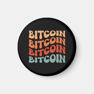 Imã Na moda de Texto de Vazio Bitamt Cripto Tipografia