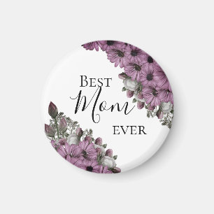 Imã Na moda Floral Melhor Mãe Nunca   