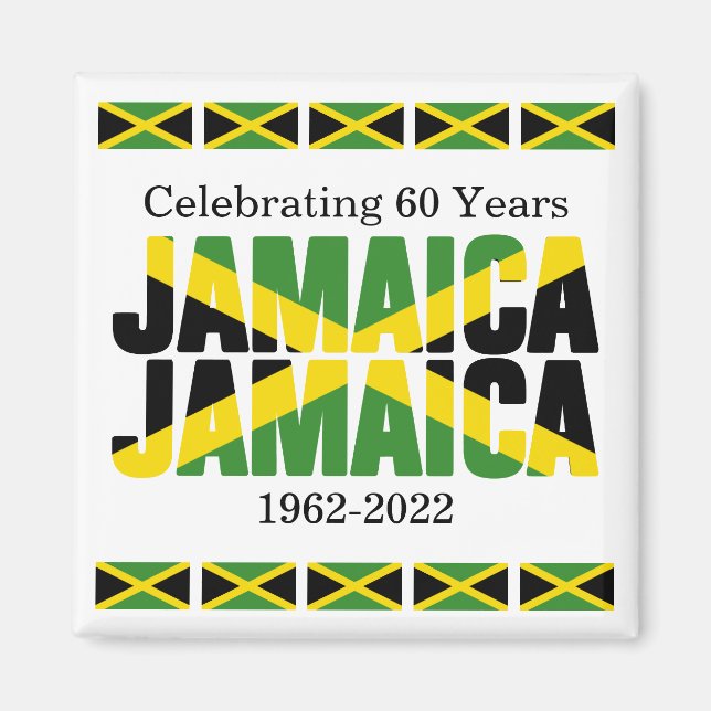 Imã Na moda JAMAICA JAMAICA Magnet (Frente)